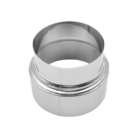 Tiardey Smoke Pipe Reducing Ring, Pipe Reduction Stove Pipe, Connecting 120 Mm Into A 100 Mm Heaters, Suitable For Rigid Duct Heaters, Air Conditioners And Vents