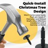 OKQX 150-Pack 1 3/8'' Christmas Tree Vapor Barrier Fasteners -