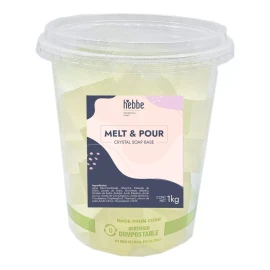 HEBBE COSMETICS JYSE17 Jabón Glicerina Base Transparente Melt And Pour 2 Kg