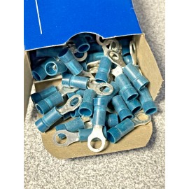 Sta-Kon NEW Box of 100 Thomas & Betts Sta-kon 14RB-10X Ring Terminals 18-14 AWG #10 stud