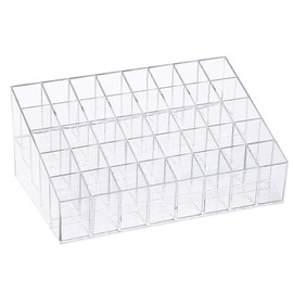 Lipstick Holder, 40 Slots Clear Acrylic Lipstick Organezer Display Transparent Makeup Organizer(40 Slots)