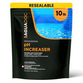 MAV AquaDoc pH Up for Swimming Pools - 10lb - pH Increaser for Pool Water - Sodium Carbonate Soda Ash for Swimming Pools - Pool Chemicals Made in The USA