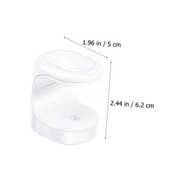 Beavorty Mini Uv Nail Lamp for Quick Drying Gel Nails Portable Manicure Tool Easy Operation for Home Salon Use