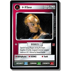 Decipher Star Trek CCG 1E BOG Blaze of Glory N'GAREN GC80
