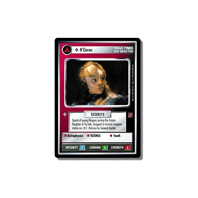 Decipher Star Trek CCG 1E BOG Blaze of Glory N'GAREN