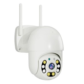 Aoeek Smart Camera HD 3MP Outdoor/Indoor Wireless WiFi IP Camera Compatible with Alexa & The Google Assistant/Smart Life APP for 2-Way Audio Auto Tracking Night Vision IP66 Waterproof