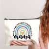 LAKJUOZ 1 Piece Canvas Cosmetic Bag Multifunctional Small Makeup Bag