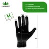 LAVAMED Dermatest Cotton Gloves Black Protective Gloves 100% Pure Cotton