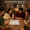 Travel Mahjong Set with Foldable Table for Game Night –