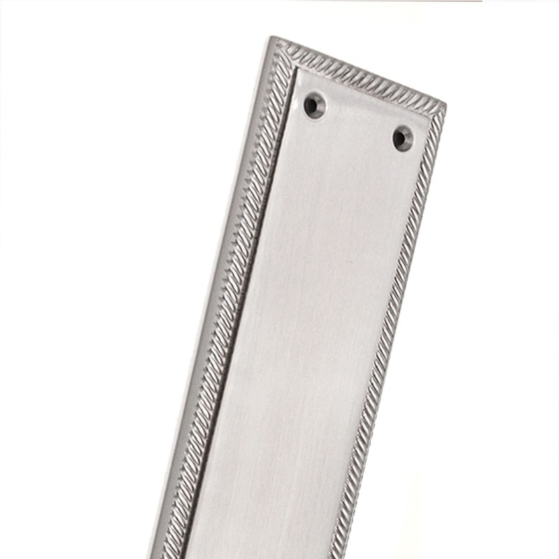 5mm Heavy Duty Solid Cast Brass Georgian Finger Plate Door