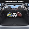 TOBWOLF 2PCS 25x80cm / 9.8x31.5in Mesh Storage Pocket Bag with