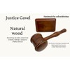 Premium Quality Wood and Sound Rectangular Block Set Justice Gavel