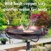 2 Pcs Bird Bath Copper Disk, 2mm Thick Reinforced Copper