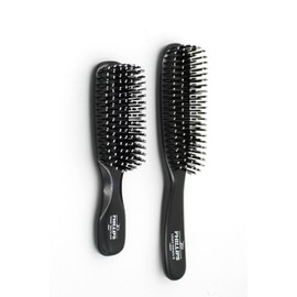 Phillips Brush Light Touch 8 Black Hair Brush and Phillips Brush Light Touch 8 Purse Sized Black, 2 Hairbrush Combo Pack by Phillips Brush