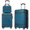 FCJ Luxury 3-Piece Hardshell Luggage Set 20x24 Spinner Suitcase with
