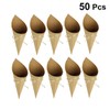 FELTECHELECTR Unique Paper Adornments 50pcs Conical Shaped Decorative Confetti Containers