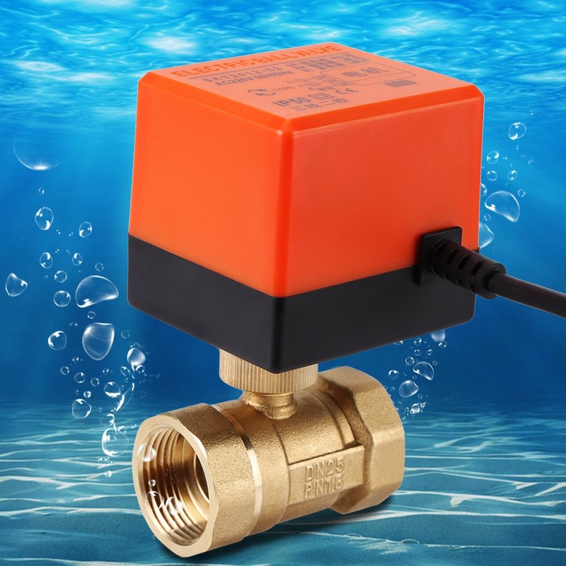Electric Motorised Ball Valve, 2-Way 3-Wire Zone Valve, Ball Valve,