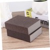 TEHAUX 4pcs Double Sided Sponge Emery Papers for Home Polishing