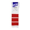 TCK Retro 3 Stripe Tube Socks (Red, Small)