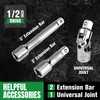 SK 1/2" Drive Socket Set with 216-P Quick-Release Ratchet, 23-Piece,