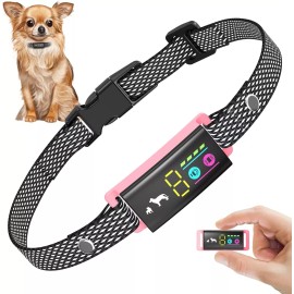 LOSLAI Anti-Bark Collar for Small Dogs, No Shock Bark Collar with Beep & Vibration