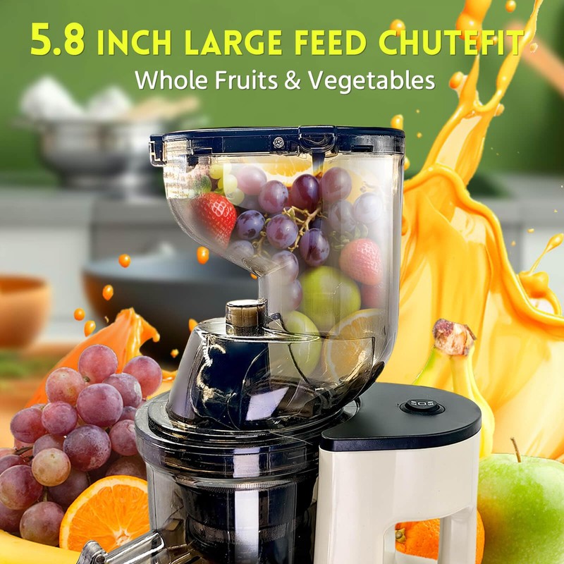 Cold Press Juicer Machines Slow Masticating High Yield Multi-Functional for