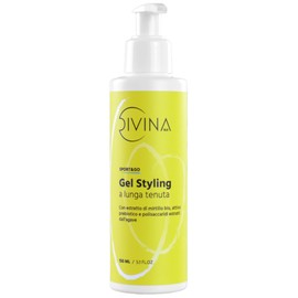 DIVINA BLK Sport&Go Gel Styling Long-Lasting for Wavy, Curly and Afro Hair with Organic Blueberry Extract, Prebiotic Active Ingredient and Agave-Derived Polysaccharides (150 ml)