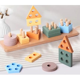 Eckert Wooden Stack and Sorting Toy