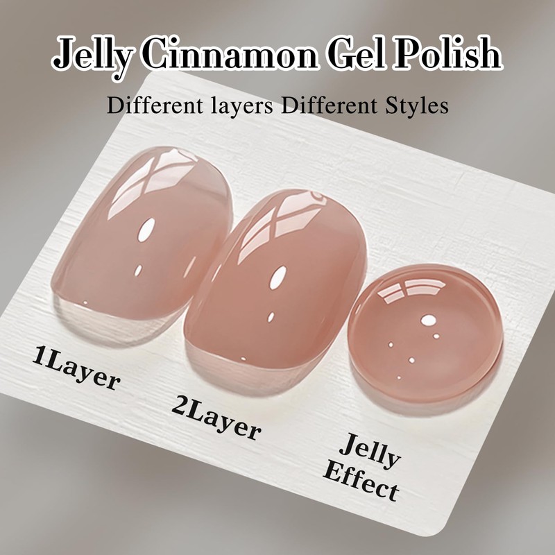 Double Rhythm Translucent Gel Polish Sheer Neutral Natural Light Milky