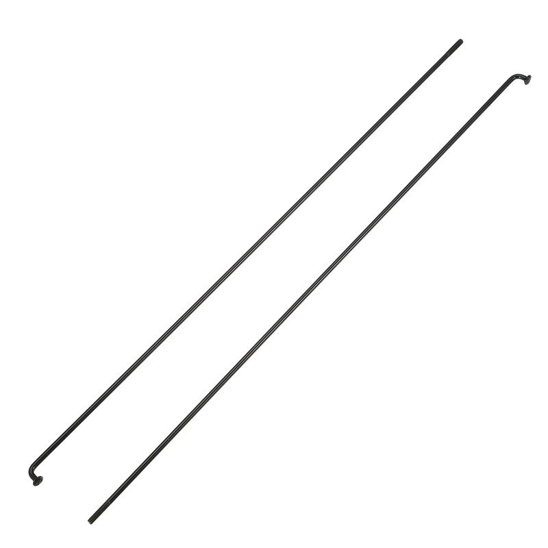 QUARKZMAN 40 Pcs 14G J Curve 228mm Spokes with Nipples