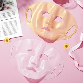 Beaupretty 3 Piezas De Mascarilla Facial De Silicona Reutilizable Cubre Mascarilla Facial Cubre Mascarilla Para Dormir Facial Mascarilla Hidratante Cu
