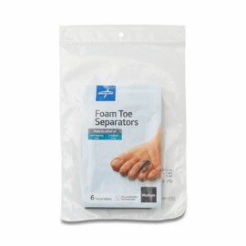 Medline Foam Toe Separators, Size Medium, Pack of 6