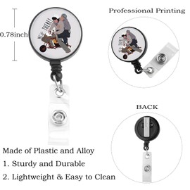 Badge Reels Retractable Movie Inspired Gift 90s Movie Fans Gift We’re There Comedy Movie Gift Badge Holder