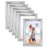 Langdon House 4x6 Picture Frames Set (Silver, 6 Pack) Distinguished
