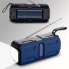 Emergency Portable Solar Radio AM FM Radio with LED Flashlight