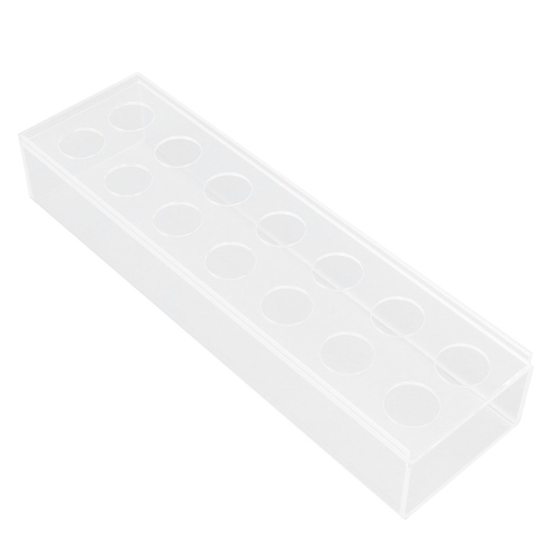 Clear Acrylic Vase Rectangular Elegant Centerpiece Flower Vase for Home