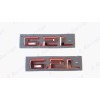 GM Auto Silverado Front Hood Black Red 6.2L Emblem Letters