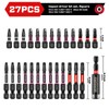 Geinxurn 26pcs 1” 2” Impact #1#2#3 Square Screwdriver Bits Set,(SQ1/SQ2/SQ3)