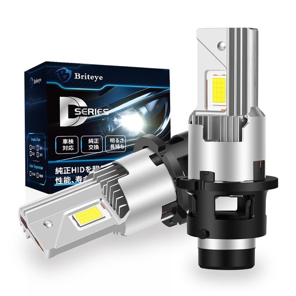 Briteye D2R LED Headlight, Exclusively for D2R, Original Luminosity, 6,500K,