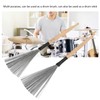 2PCS Drum Brush Double Headed Dual Purpose Maple Drumstick Rubber