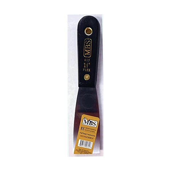 MBS Professional Flexible Putty Knives (1-1/2" Flex)