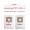 DAVIX [5 Pack] Vacuum Dust Bags for Shark EP754 and