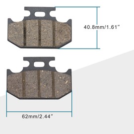 GOOFIT Rear Brake Pad Set Replacement For S555 50cc 70cc 90cc 110cc 125cc 150cc 200cc 250cc Dirt Quad Atv Pocket Mini Bike Go Kart Buggy Motorbike
