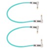 2PCS 12 Inch Guitar Jumper 1/4 Inch Plug Guitar Effect