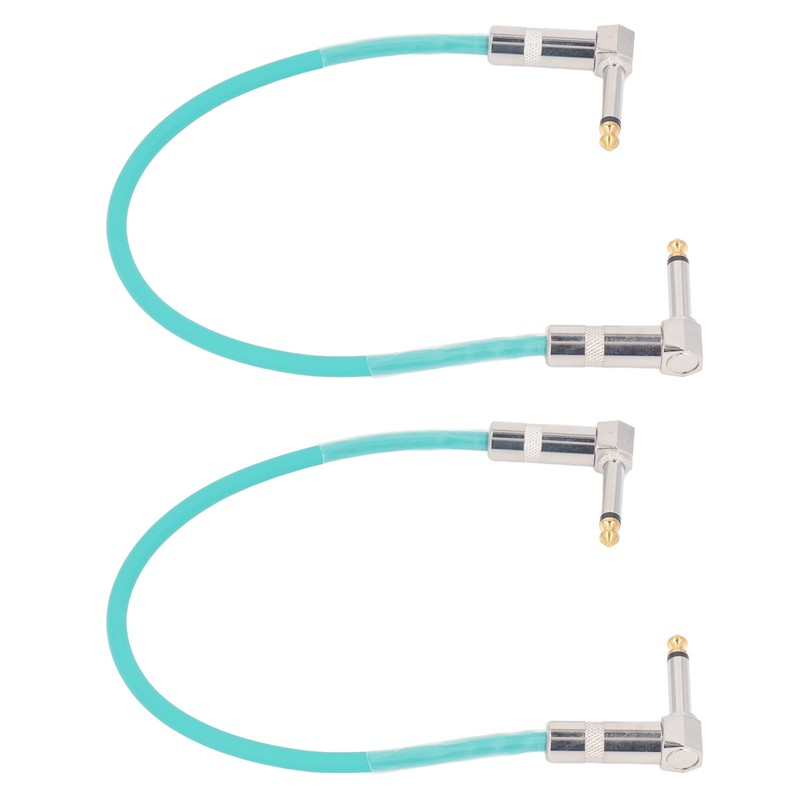 2PCS 12 Inch Guitar Jumper 1/4 Inch Plug Guitar Effect
