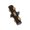 Tecnolite - Conector Recto para Riel de Spot, Color Negro,