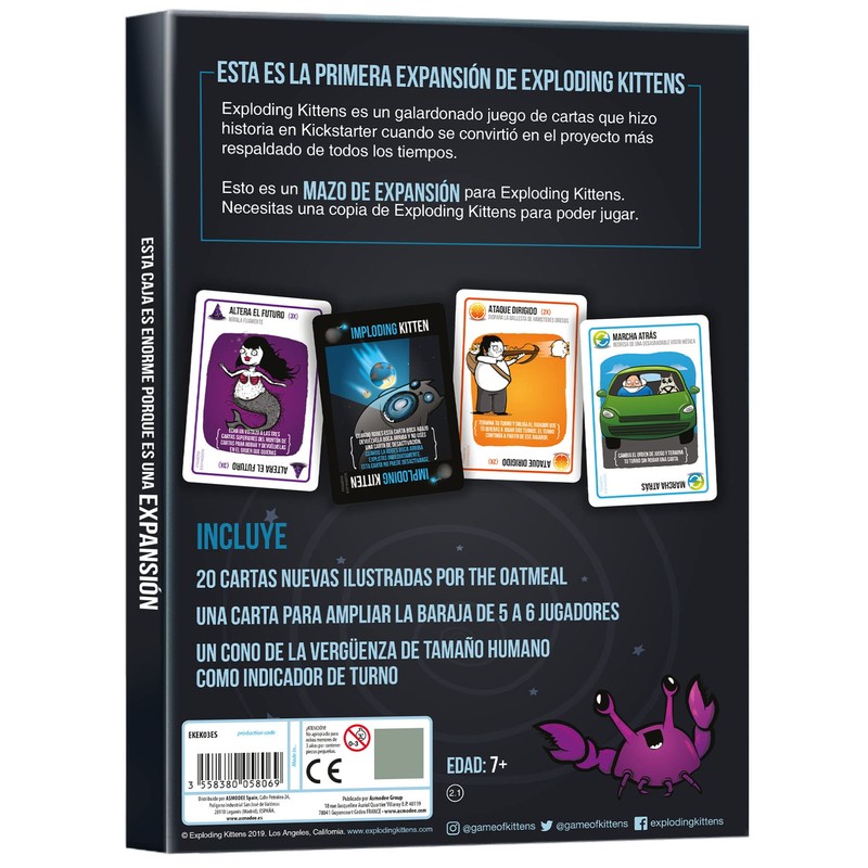 Exploding Kittens Imploding Kittens Expansion Card Game for Cat Lovers