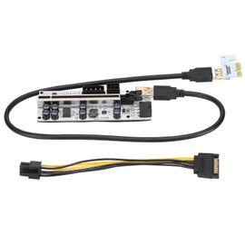 Riser Adapter Card 8 Excicon Capacitors Multi Layer Shielding Fine Workmanship PCIE Riser