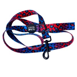 LUVYA Dog Leash, 80s Retro Animal Print for Pets Small to Large