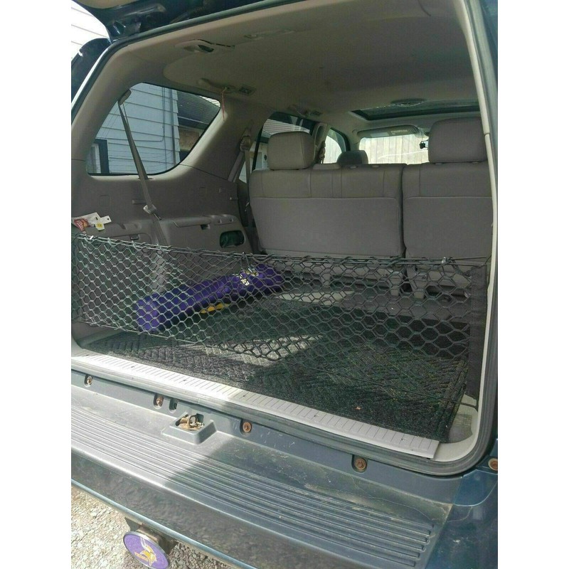 EACCESSORIES EA Trunk Organizer Cargo Net for Toyota Sequoia 2001-2007